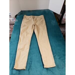 American Eagle Jeans Size 10 Womens Beige Pants Stretch High Rise Jegging